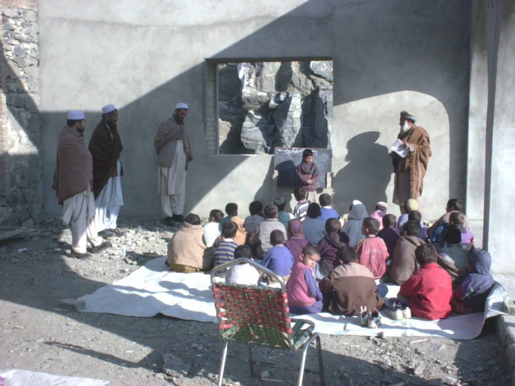 Students learn in Kama Relief supported school in Afghanistan